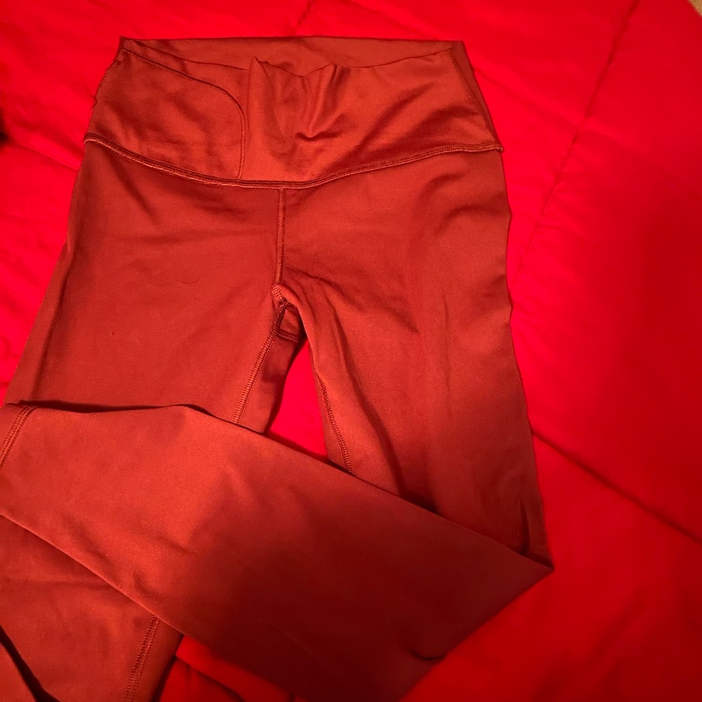 maroon leggings size small